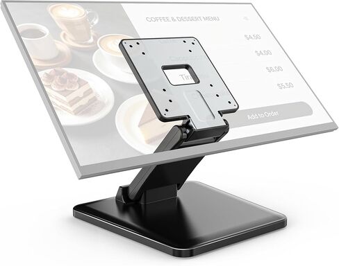 monTEK Low Profile Monitor Stand, Foldable Lay Flat Single VESA Stand 75x75/100x100mm, Portable Support for 17 to 27 Inch Touchscreen Monitor & Mini PC in Kuwait