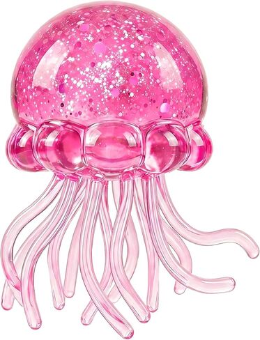 Jellyfish Squishy Squeeze Toys for Boys Girls, Ultra Soft Sensory Fidget Toys for Kids Adults, Slow Rise Stress Balls Stress Relief for Autism, Office Desk Toys Party Favors Birthday Gifts (Pink) in Saudi Arabia