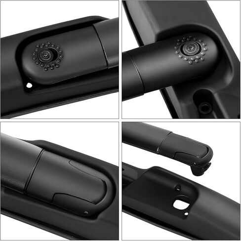 HECASA Roof Rack Cross Bars Compatible with 2005-2023 Toyota Tacoma Double Cab Replacement for PT278-35170 Top Rail Crossbars Luggage Carrier Black Powder Coated Aluminum in Kuwait