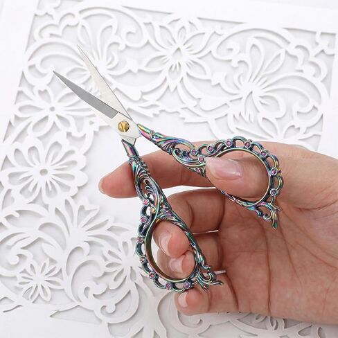 Crochet Scissors with Cover Embroidery Scissors Small Sharp Craft Scissor Sharp Pointed Tip In A Pouch Stainless Steel Embroidery Scissor for Precise Cuttin Craft and Sewing Supplies in Kuwait