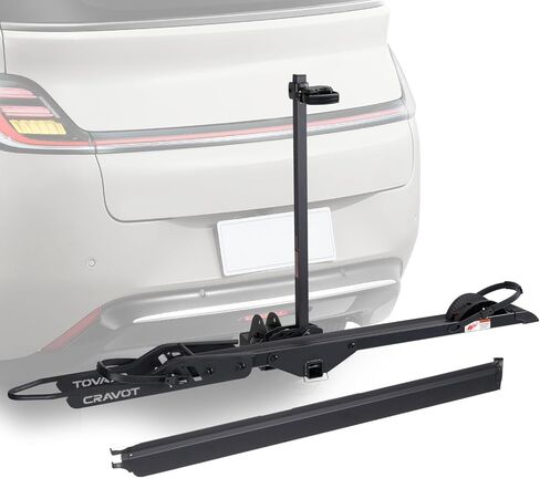 CRAVOT CyberRack E1 Electric Bike Rack, 100 lbs Capacity Foldable E Bike Racks for Tow Hitch Heavy Electric Bike Carrier for 1 E-Bike, Up to 5-inch Fat Tire 2'' Receiver w/Lock in Saudi Arabia