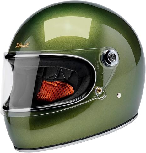 Biltwell Gringo S DOT ECE R22.06 Metallic Dart Green Motorcycle Helmet in Saudi Arabia