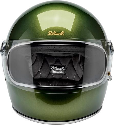 Biltwell Gringo S DOT ECE R22.06 Metallic Dart Green Motorcycle Helmet in Saudi Arabia