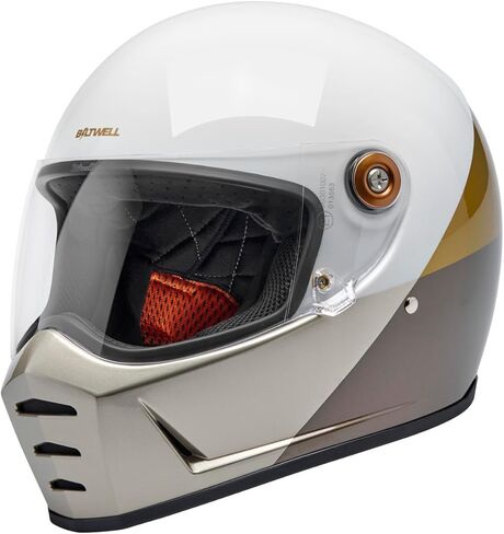 Biltwell Lane Splitter ECE R22.06 Intersection Gold / Silver / Bronze Motorcycle Helmet in Saudi Arabia