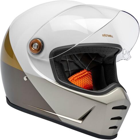 Biltwell Lane Splitter ECE R22.06 Intersection Gold / Silver / Bronze Motorcycle Helmet in Saudi Arabia