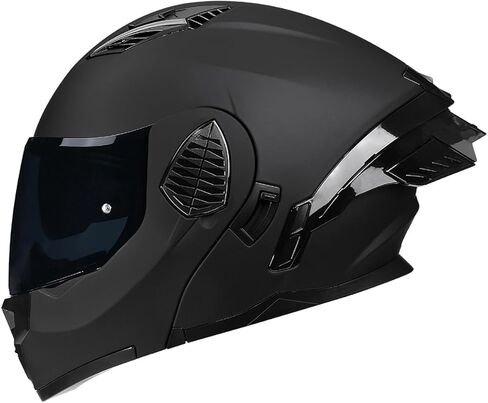 Open-face Motorcycle Helmet Comes with a Black Visor Suitable for Adults of Both Genders and for All Seasons. DOT Certified. in Saudi Arabia
