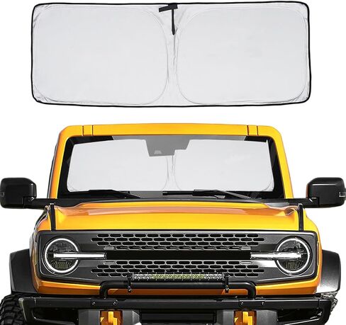 Car Windshield Sun Shade, Sun Visor Protector 300T, Front Window Sunshade Visor for Tesla Model Y Model 3, Y Juniper 2016-2026 Interior Accessories in Saudi Arabia