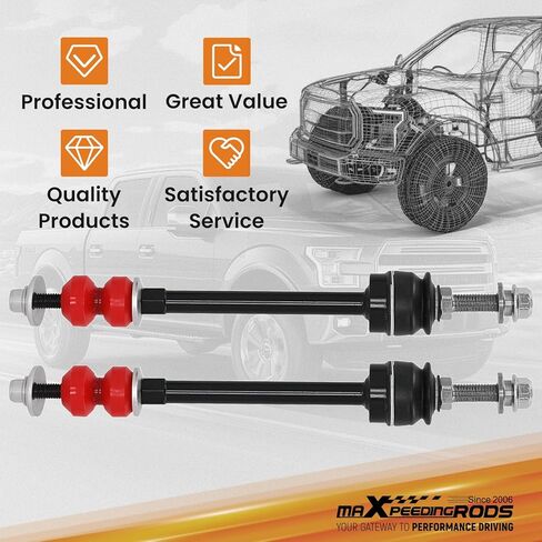 maXpeedingrods Front 3" Lift Extended Sway Bar Link Kit for 1997-2018 Ram 1500, Avalanche, Silverado, F-150, Hummer in Kuwait
