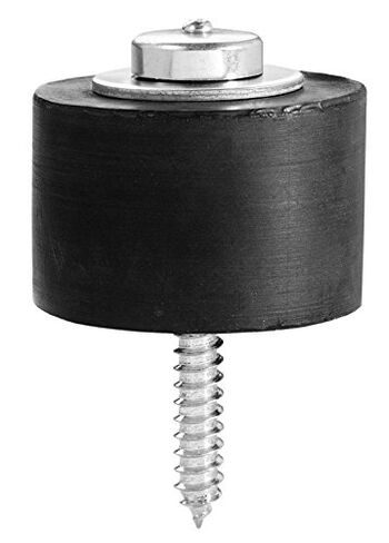 Rockwood 085826 465.26D Heavy Duty Door Stop, Satin Chrome Finish in Saudi Arabia