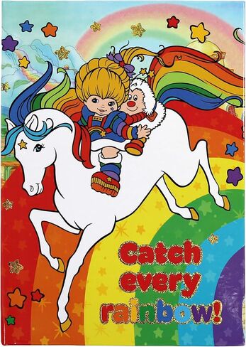Rainbow Brite Stationery Set with Spiral Notebook, Hardcover Journal, Water Confetti Puffy Stickers, Kids Writing Set in Kuwait