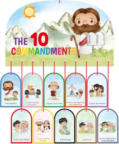 ceiba tree Ten Commandments Crafts Sunday School Crafts for Kids Religious Classroom Home Foam Ornament Activities VBS Vacation Bible School Supplies in Kuwait