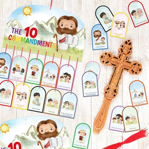 ceiba tree Ten Commandments Crafts Sunday School Crafts for Kids Religious Classroom Home Foam Ornament Activities VBS Vacation Bible School Supplies in Kuwait