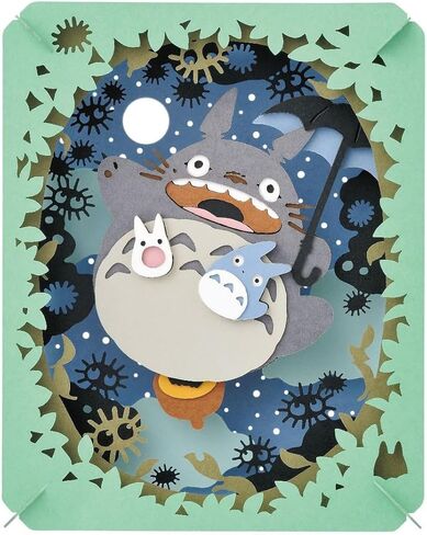 Ensky - My Neighbor Totoro - Totoro Illuminated by The Moon, Paper Theater Craft in Kuwait