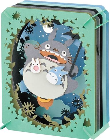 Ensky - My Neighbor Totoro - Totoro Illuminated by The Moon, Paper Theater Craft in Kuwait
