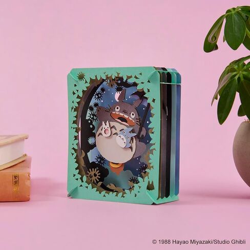 Ensky - My Neighbor Totoro - Totoro Illuminated by The Moon, Paper Theater Craft in Kuwait
