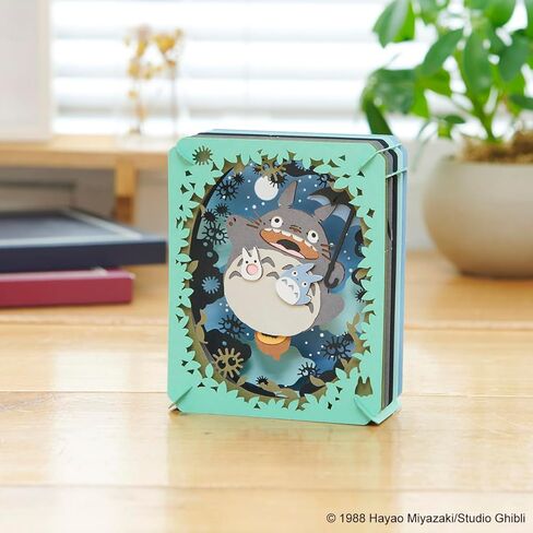 Ensky - My Neighbor Totoro - Totoro Illuminated by The Moon, Paper Theater Craft in Kuwait