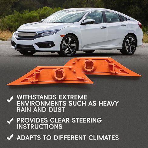 Front Fender Side Marker Light Kit W/Bulbs Replacement for Honda Civic 2016 2017 2018 2019 2020 2021 33800TBAA02 33850TBAA02 in Saudi Arabia