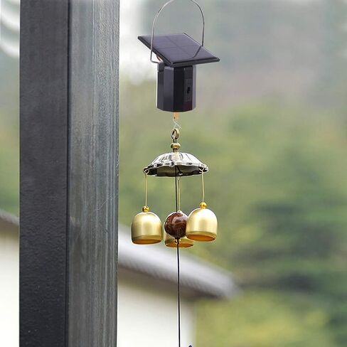 Solar Wind Spinner Motor — Rotator for Wind Spinners,Wind Chimes,Crystal Mobiles & Hanging Decorations | 40-50 RPM | Up to 6 lbs | No Batteries | Waterproof Outdoor Swivel Hook Motor in Kuwait
