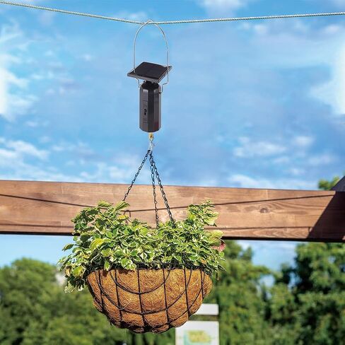 Solar Wind Spinner Motor — Rotator for Wind Spinners,Wind Chimes,Crystal Mobiles & Hanging Decorations | 40-50 RPM | Up to 6 lbs | No Batteries | Waterproof Outdoor Swivel Hook Motor in Kuwait