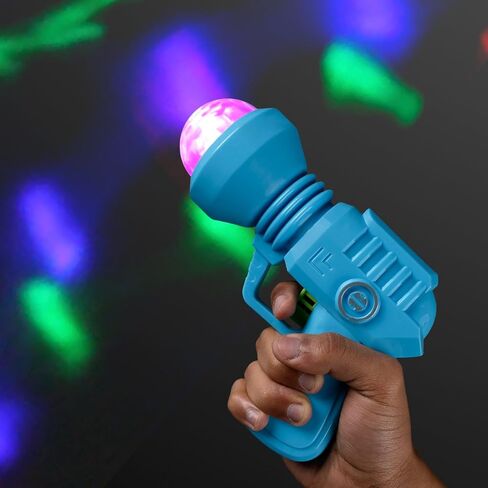 لعبة FlashingBlinkyLights Space Gun الرائعة المضيئة مع أضواء LED دوارة in Kuwait