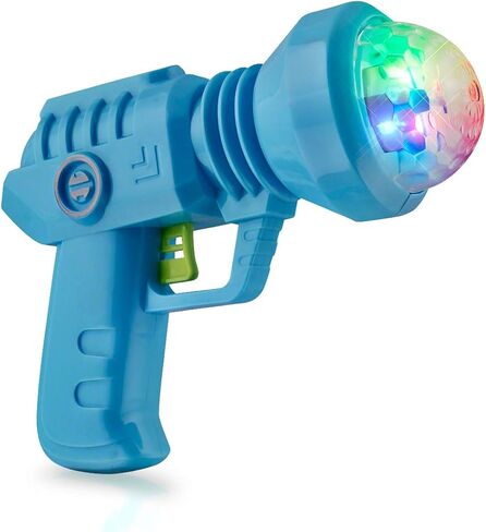 لعبة FlashingBlinkyLights Space Gun الرائعة المضيئة مع أضواء LED دوارة in Kuwait