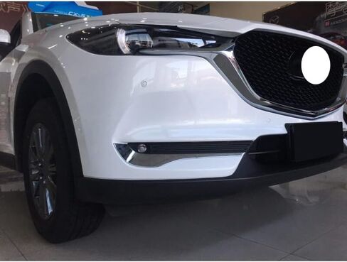 Beautost لمازدا CX-5 CX5 2017 2018 2019 2020 2021 كروم الجبهة الضباب ضوء مصباح صب غطاء الحافة الزخارف in Kuwait