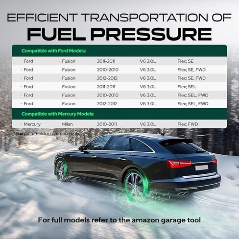 Fuel Pump Assembly for Ford Fusion 2010-2012 Mercury Milan 2010-2011 V6 3.0L Flex (FWD Only) in Saudi Arabia