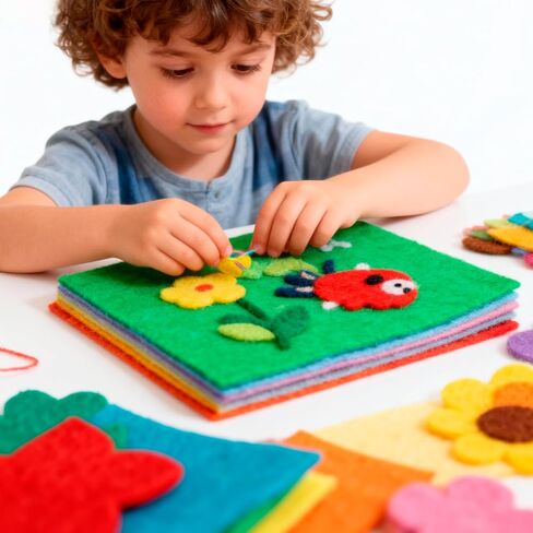 120 Pcs Craft Felt Sheets, 12 x 12 inch Soft Felt Squares for Crafts - 40 Assorted Colors Bulk Felt Fabric Sheets, Non-Woven DIY Craft Felt for Sewing, Patchwork, School & Holiday Decorations in Saudi Arabia