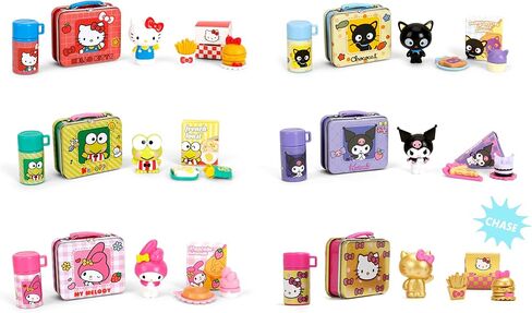Jada Lunch Buddies – Collectible Mini Tin with Thermos, Figure & Food Accessories – 2-Inch Sanrio Toy – Hello Kitty & Friends – For Kids Ages 5+ (One Piece, Styles May Vary) in Saudi Arabia