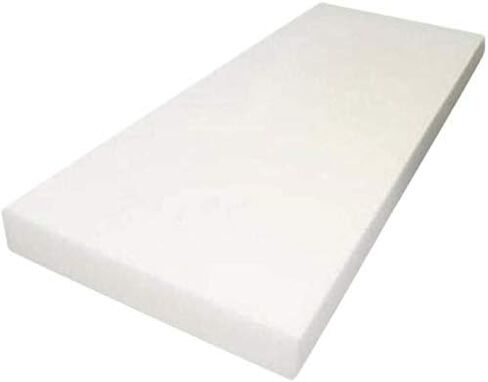 Foamma 3" x 19" x 54" High Density Upholstery Foam Cushion (Seat Replacement, Upholstery Sheet, Foam Padding) Made in USA in Kuwait