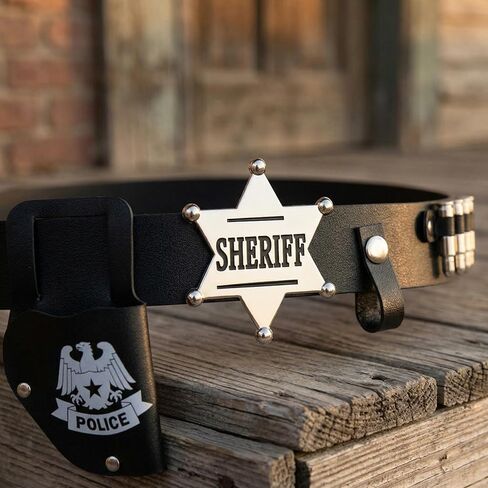 Police Officer Role Play Costume Accessories Badge Policeman Costumes for Cop Swat Halloween Party in Saudi Arabia