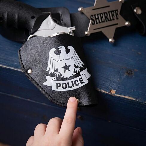 Police Officer Role Play Costume Accessories Badge Policeman Costumes for Cop Swat Halloween Party in Saudi Arabia