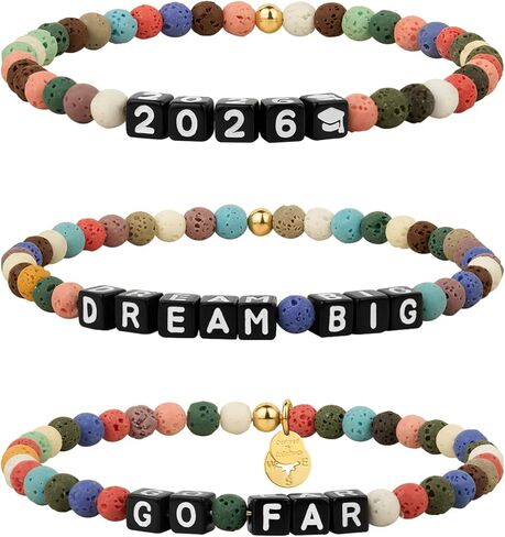 هدايا التخرج من DoDoBeads لفصلها لعام 2026 - أساور التخرج بوصلة 2026، مجوهرات للخريجين، هدايا التخرج الجامعي in Kuwait