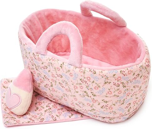 LeyaDoll Tea Party Playset for Toddlers 1-3, Birthday Gifts for 3 Year Old Girl, Pretend Play Kitchen Accessories Toys with Pink Picnic Basket for Kids in Saudi Arabia