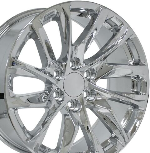 OE Wheels CA90 20 inch Rims, Tires & TPMS Fit Escalade Style 6x139.7 20x9 Gloss Black - Hollander 4875 - Goodyear Eagle LS2 275/55-20 (Set of 4) in Kuwait