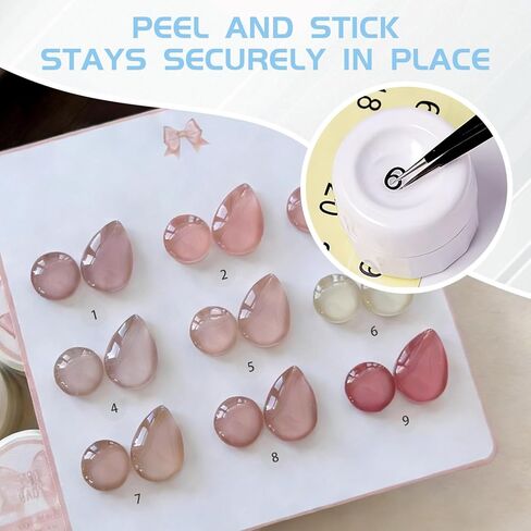 9 Sheets Small Number Stickers,1 to 300 Round Clear Consecutive Inventory Number Stickers,Self Adhesive Waterproof Storage Organizing Labels for Categorization Nail Polish Cosmetics in Kuwait