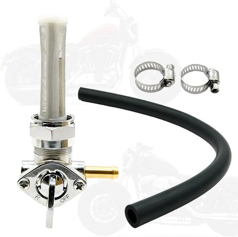 Fuel Valve Petcock 62167-81 Fits For Harley Davidson Sportster 1200 1000 883 Big Twin Dyna Electra Glide Fatboy Heritage Softail Springer Low Rider Tour Glide Road King 62168-81 62163-75 in Saudi Arabia
