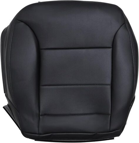 SecosAutoparts Black Leather Driver Side Bottom Replacement Seat Cover Compatible with Mercedes-Benz ML320 ML350 ML450 ML500 ML550 2009 2010 2011 2012 2013 in Saudi Arabia