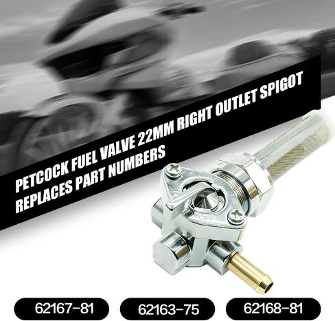 Fuel Valve Petcock 62167-81 Fits For Harley Davidson Sportster 1200 1000 883 Big Twin Dyna Electra Glide Fatboy Heritage Softail Springer Low Rider Tour Glide Road King 62168-81 62163-75 in Saudi Arabia
