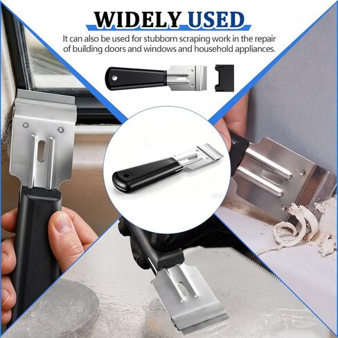 4 Pcs Wide Windshield Urethane Pinchweld Scraper Auto Glass Urethane Rubber Scraper Blade for Removing Labels, Stickers, Appliance Grease, and More from Windshields, Tint, and Glass in Saudi Arabia