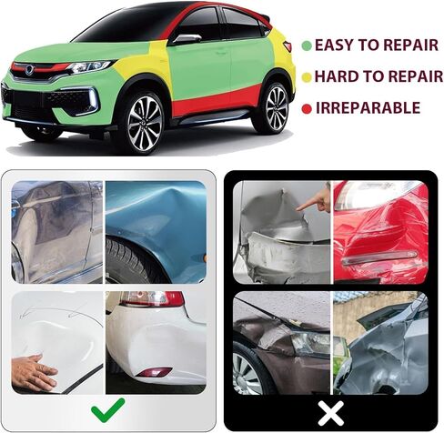 Dent Puller Suction Cup Kit - 3 Pack Paintless Car Body Repair Tool for Dent Removal, Aluminum Alloy Heavy Duty Suction Cups with Thickened Rubber Base for Glass, Tile & Granite Slab Lifting in Saudi Arabia
