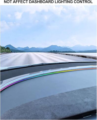 for Tesla Dashboard Ambient Light Strip Trim Cover Model Y Juniper 2025 2026 Carbon Fiber Texture Glossy Finish Panel Trim Cover Model Y Accessories Front Ambient Light Condition Vent Cover in Saudi Arabia