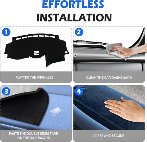 Dashboard Cover Dash Cover Mat Compatible with Lexus 2004-2006 RX330, 2007-2009 RX350, 2006-2008 RX400h, Dash Board Cover Sunshade Glare UV Rays Protector, Black in Saudi Arabia