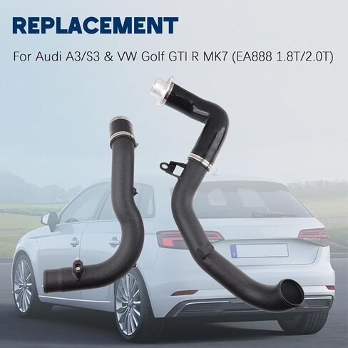 أنبوب شحن المبرد الداخلي متوافق مع Audi A3/S3 / VW Golf GTI R MK7 EA888 1.8T 2.0T TSI in Kuwait