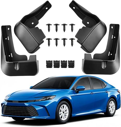 Mud Flaps Compatible with Toyota Camry 2025 2026 LE XLE Accessories,Front and Rear Mudflap Fender Flares for Camry LE/XLE,Wheel and Tire Mudguards No Drilling Required in Saudi Arabia