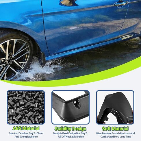 Mud Flaps Compatible with Toyota Camry 2025 2026 LE XLE Accessories,Front and Rear Mudflap Fender Flares for Camry LE/XLE,Wheel and Tire Mudguards No Drilling Required in Saudi Arabia