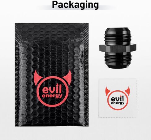 EVIL ENERGY 20AN ذكر إلى ذكر مضيئة مقرنة الاتحاد المستقيمة تركيب اقتران الألومنيوم الأسود in Kuwait