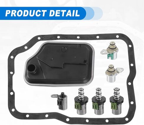 ACROPIX 4F27E/FNR5 Transmission Governor Pressure EPC Solenoid Filter Gasket Kit Fit for Mazda 3 6 2006-2013 No.FNC1-21-500A/FNC1-21-500 - Pack of 8 in Kuwait