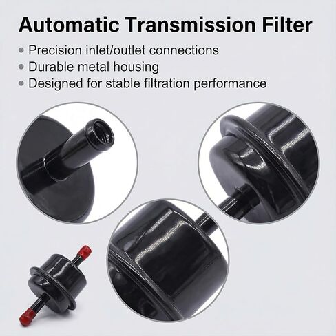 Automatic Transmission Oil Filter Kit Compatible with Honda Accord, Civic, CR-V, CR-Z, Acura ILX, MDX, RDX - Replaces OEM 25430-PLR-003, 044-0382, LT-1157, FTA123 in Saudi Arabia