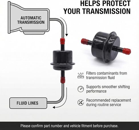 Automatic Transmission Oil Filter Kit Compatible with Honda Accord, Civic, CR-V, CR-Z, Acura ILX, MDX, RDX - Replaces OEM 25430-PLR-003, 044-0382, LT-1157, FTA123 in Saudi Arabia
